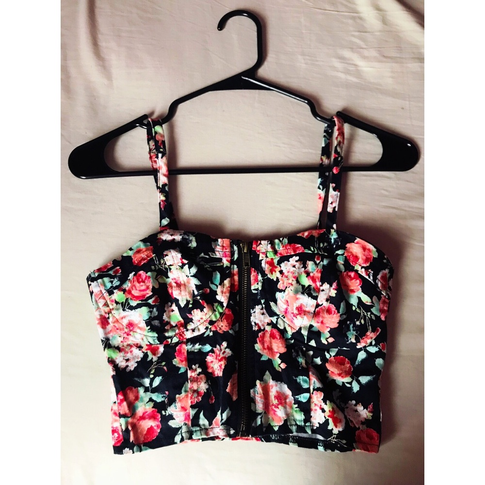 F21 floral bralette